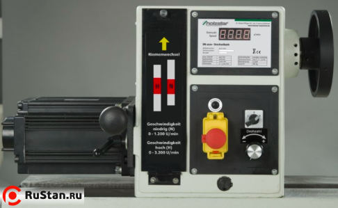 Бесступенчатое регулирование скорости вращения шпинделя в двух диапазонах. фото №2 HolzStar DB1200 фото №2